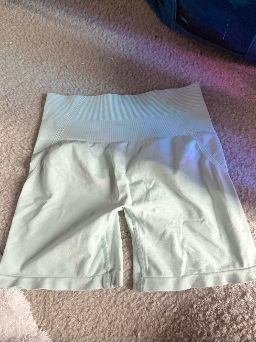 Oner Active Mint Green High-Waist Athletic Shorts